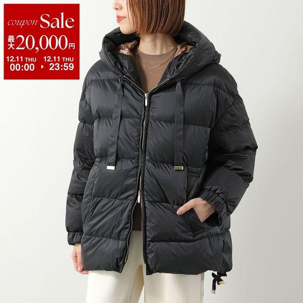 マックスマーラ ザ・キューブビジュー付フードダウンジャケット・４０美品 Max Mara（マックスマーラ） Max Mara The Cube ザ・キューブ ダウン