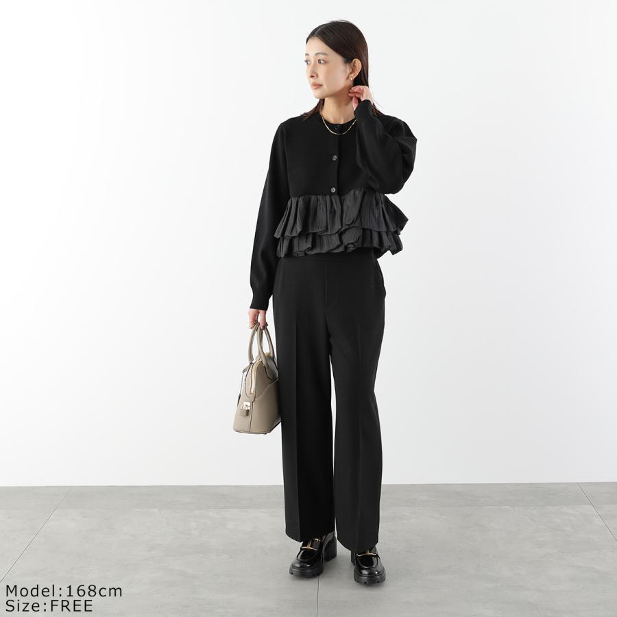 UN-SOPHIE アンソフィー カーディガン ORGANDY PEPLUM CARDIGAN