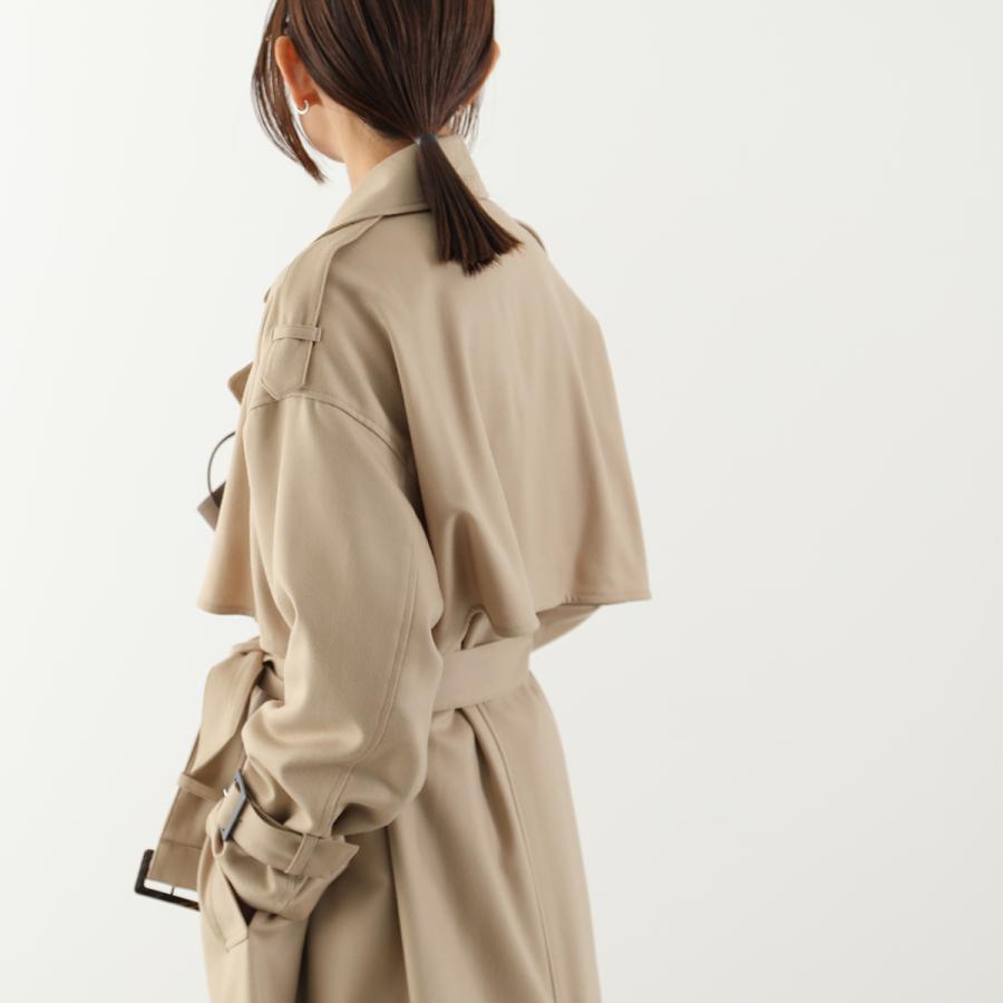 MAISON de R メゾンドアール ウール トレンチコート 259212 レディース