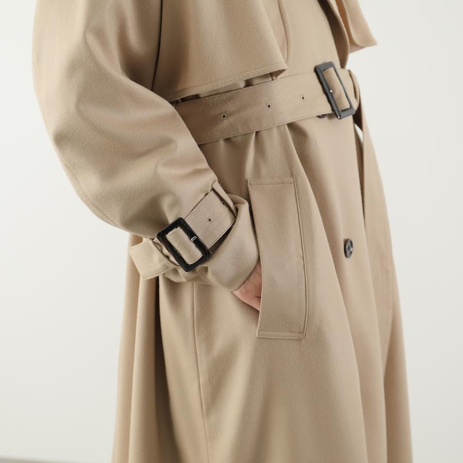 MAISON de R メゾンドアール ウール トレンチコート 259212 レディース