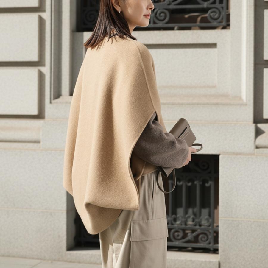 MAISON de R メゾンドアール リバーケープ 254211 レディース ウール