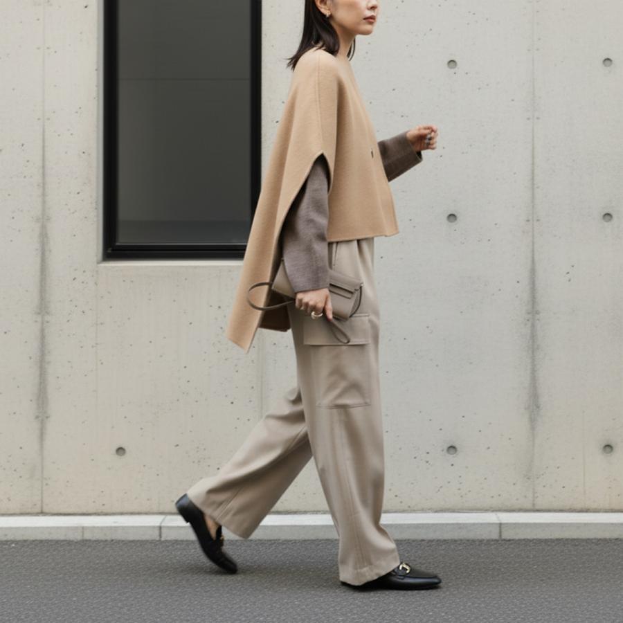 MAISON de R メゾンドアール リバーケープ 254211 レディース ウール