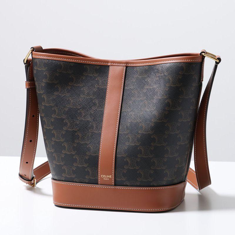 【未使用】CELINE トリオンフ バケットバッグ191442CAS-04LU CELINE（セリーヌ） ショルダーバッグ Small Bucket スモール バケット