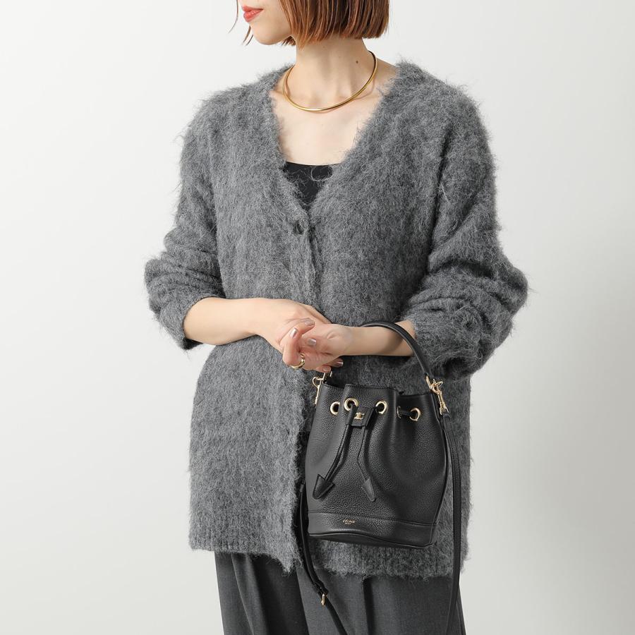 CELINE セリーヌ Clara Bucket Bag トリオンフ クララ バケットバッグ 116882FQM ブラウン ブラック CELINE（セリーヌ） ハンドバッグ CLARA BAG クララ 116882FQM.04LU