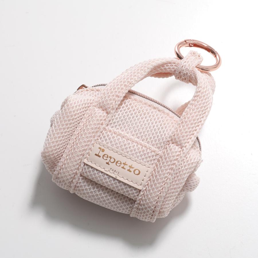 repetto レペット キーリング ミニグライド A0100M レディース ロゴ メッシュ キーホルダー バッグチャーム 小物入れ コインケース_4