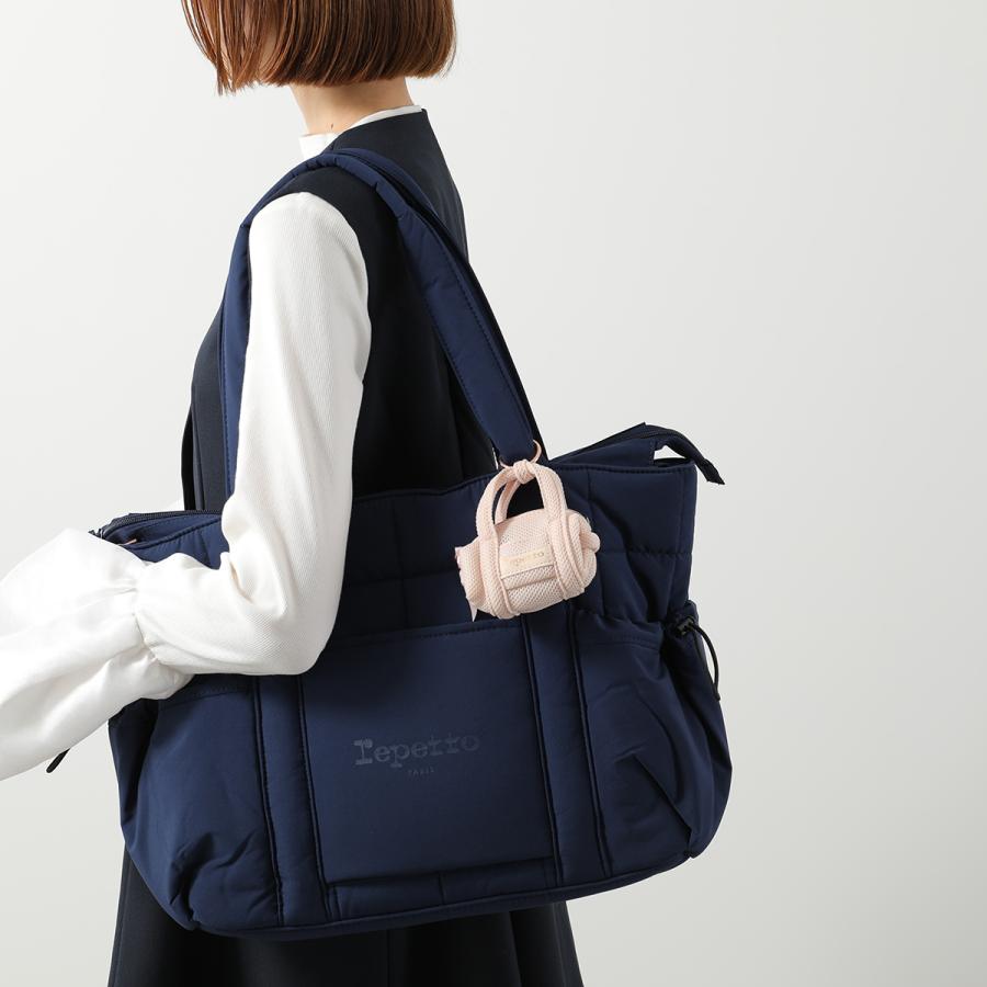 repetto レペット キーリング ミニグライド A0100M レディース ロゴ メッシュ キーホルダー バッグチャーム 小物入れ コインケース_5