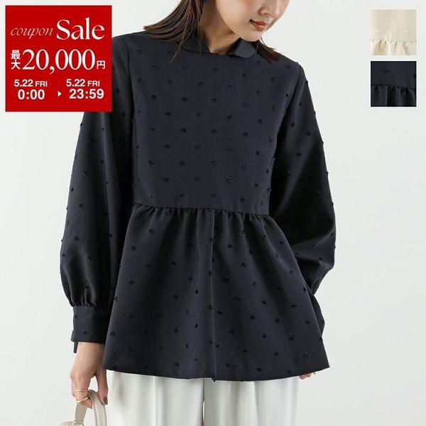 Sono（ソーノ） ブラウス SONO NAVY Harmony DOT JQ ハーモニー