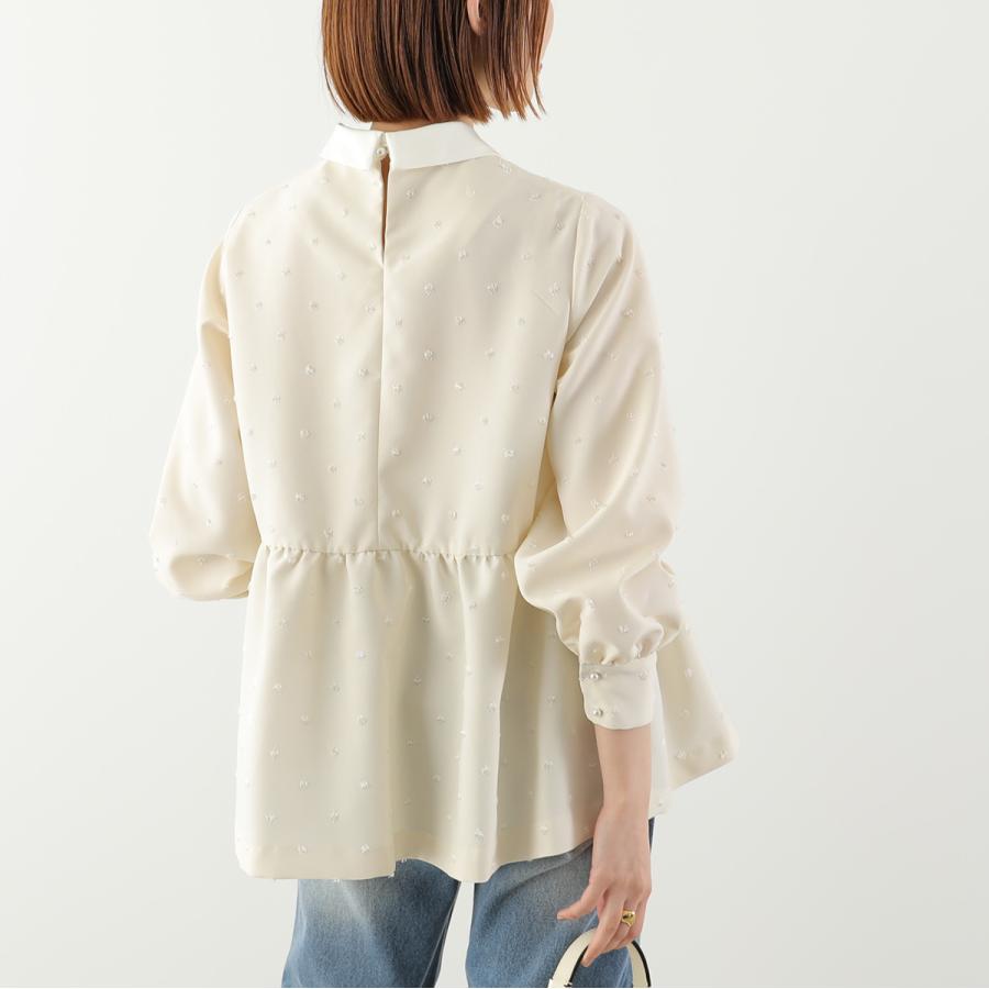 新品同様☆ Sono 17SS フリル ドットブラウス ソーノ Sono（ソーノ） ブラウス SONO NAVY Harmony DOT JQ ハーモニー