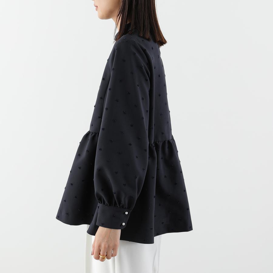 SONO ❤︎ リズミカルDOTチュニックブラウス Sono（ソーノ） ブラウス SONO NAVY Harmony DOT JQ ハーモニー