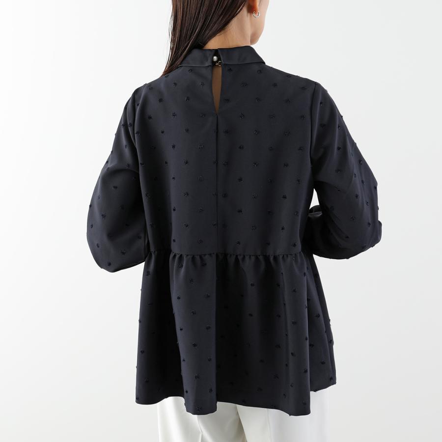 Sono（ソーノ） ブラウス SONO NAVY Harmony DOT JQ ハーモニー