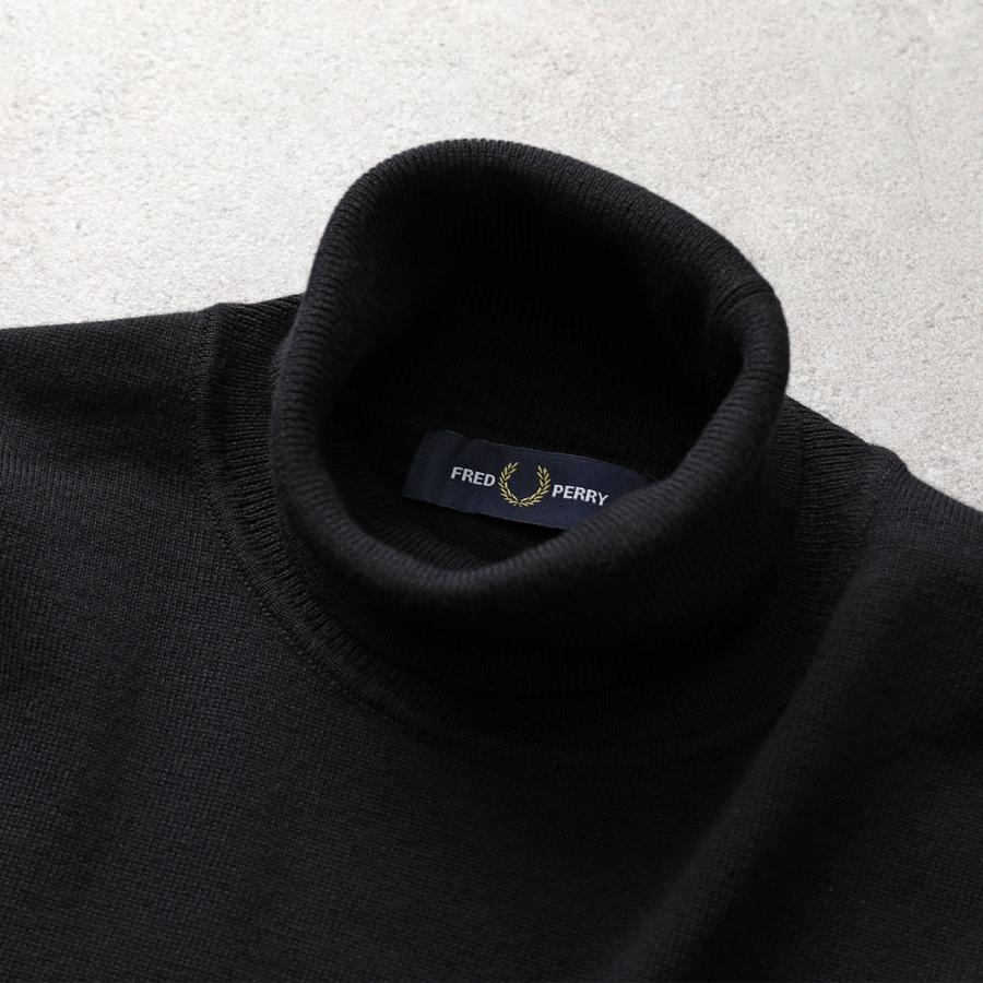 FRED PERRY（フレッドペリー） ニット ROLL NECK JUMPER ロールネック