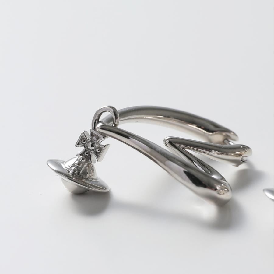 Vivienne Westwood Emily ハート フープピアス■7525d ◇ Vivienne Westwood ◇ Emily オーブ ハート型フープピアス