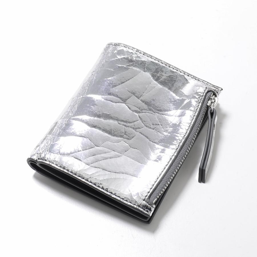 MAISON MARGIELA メゾンマルジェラ 二つ折り財布 SA1UI0025 P5016 レディース ミラー ウォレット ミニ財布 H7730の画像