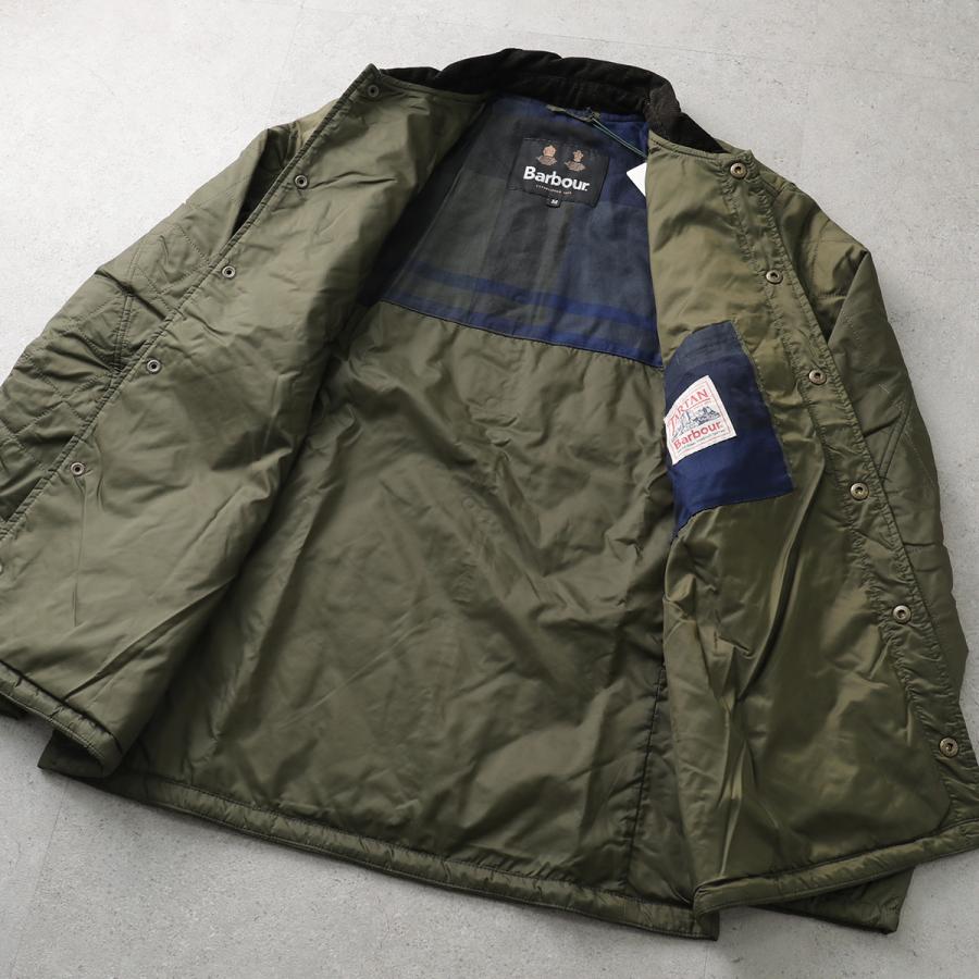 Barbour バブアー キルティングジャケット HERRON QUILT MQU1324 メンズ 中綿 ナイロン シャツジャケット ステンカラー カラー2色 | Barbour | 10