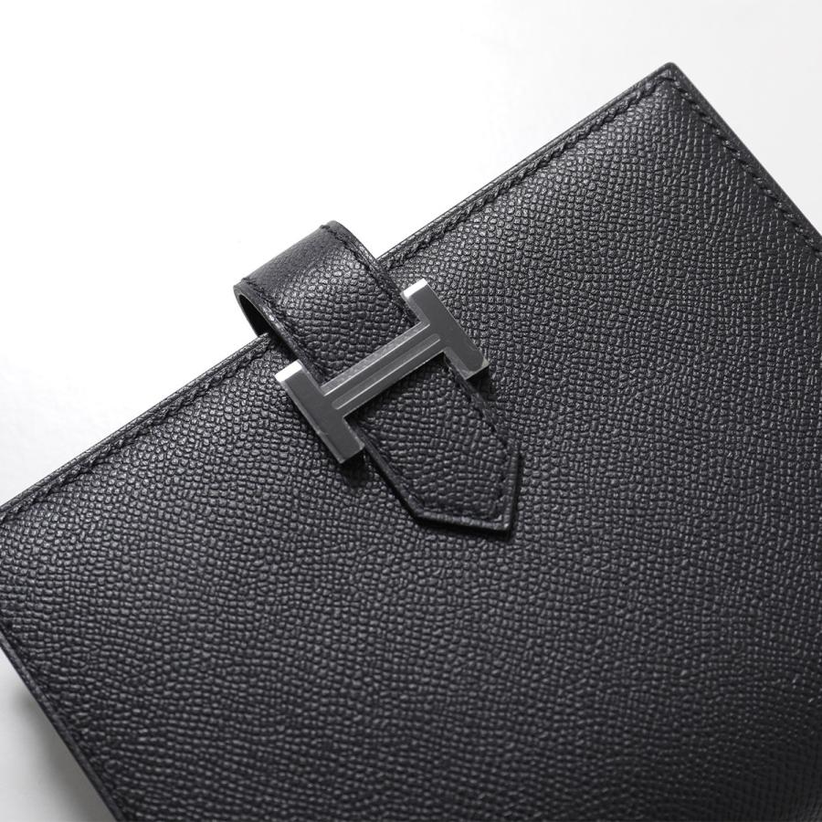 【値引不可】レア 極美品 エルメス 財布 ベアン コンパクト ミニ メンズ HERMES エルメス 二つ折り財布 ベアン コンパクト ヴェルソ BEARN