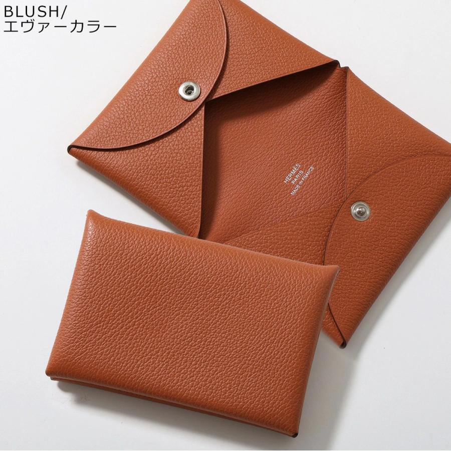 HERMES エルメス レザーカードケース　カルヴィ エバーカラー プロン HERMES（エルメス） カードケース CALVI カルヴィ レディース