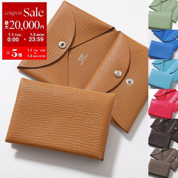 HERMES エルメス カルヴィデュオ　エトゥープ　美品 楽天市場】エルメス カルヴィ デュオ (コインケース付きカードケース