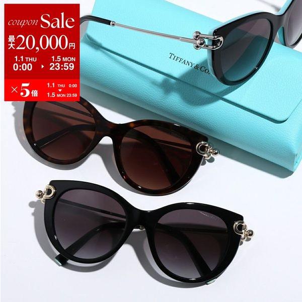【極美品】Tiffany&Co. サングラス キャットアイ ティファニー外箱有り Tiffany & Co. キャッツアイ ティファニーブルー サングラス (Tiffany