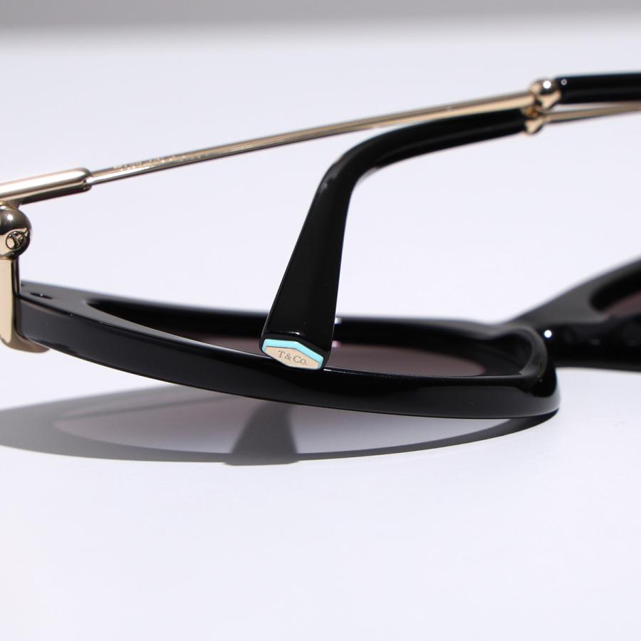Tiffany&Co. ティファニー サングラス HardWear ハードウェア TF4232 レディース バタフライ型 セルフレーム フルリム ロゴ カラー3色の画像