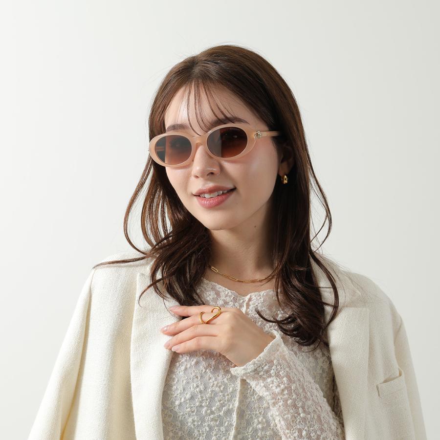 Tiffany&Co. ティファニー サングラス HardWear ハードウェア TF4242-D レディース オーバル型 セルフレーム フルリム ロゴ アジアンフィットの画像