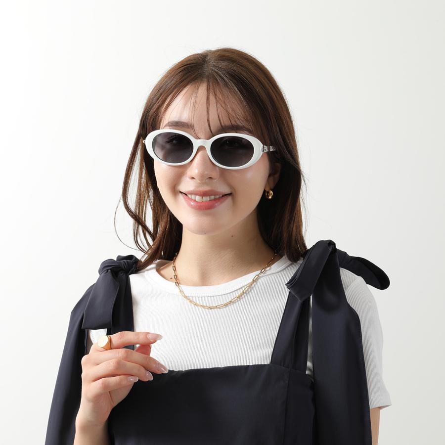 Tiffany&Co. ティファニー サングラス HardWear ハードウェア TF4242-D レディース オーバル型 セルフレーム フルリム ロゴ アジアンフィットの画像