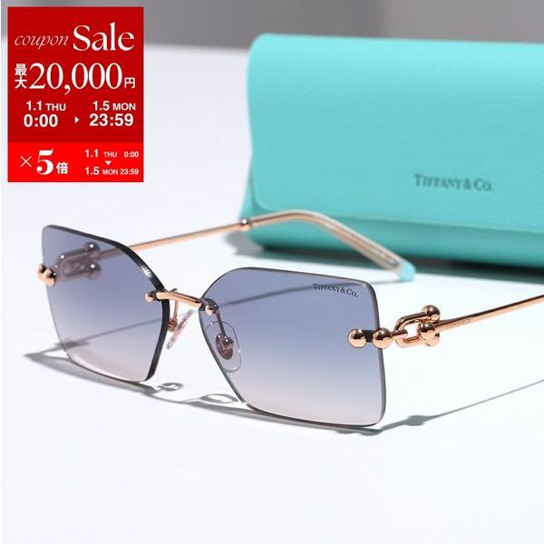 ☆TIFFANY&Co 　ティファニー サングラス☆ Tiffany&Co. ティファニー ロゴ サングラス TF4083 - メルカリ
