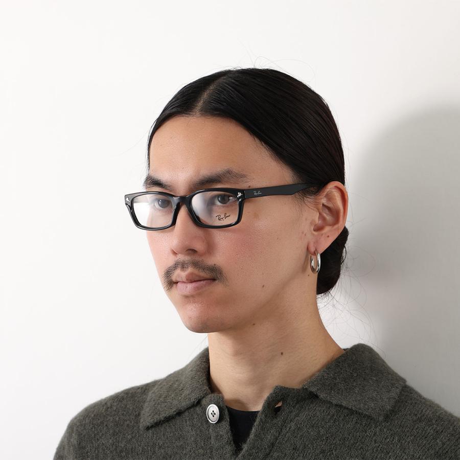 180059 現状品 Ray-Ban レイバン メガネ RB5017  クリア ユニセックス [A1000023027342A] Ray-Ban（レイバン） メガネ RB5017A メンズ スクエア型 セルフレーム