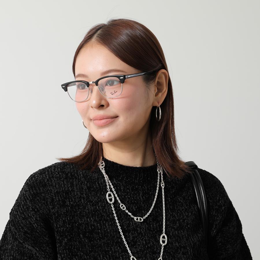 レイバン　クラブマスター　伊達メガネ　RB5154　ブラック 美品　正規品 Ray-Ban（レイバン） メガネ CLUBMASTER OPTICS クラブマスター RB5154