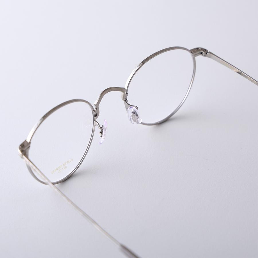 OLIVER PEOPLES オリバーピープルズ メガネ Coleridge OV1330T メンズ ボストン型 メタルフレーム クリングスタイプ ロゴ アイウェア カラー2色の画像