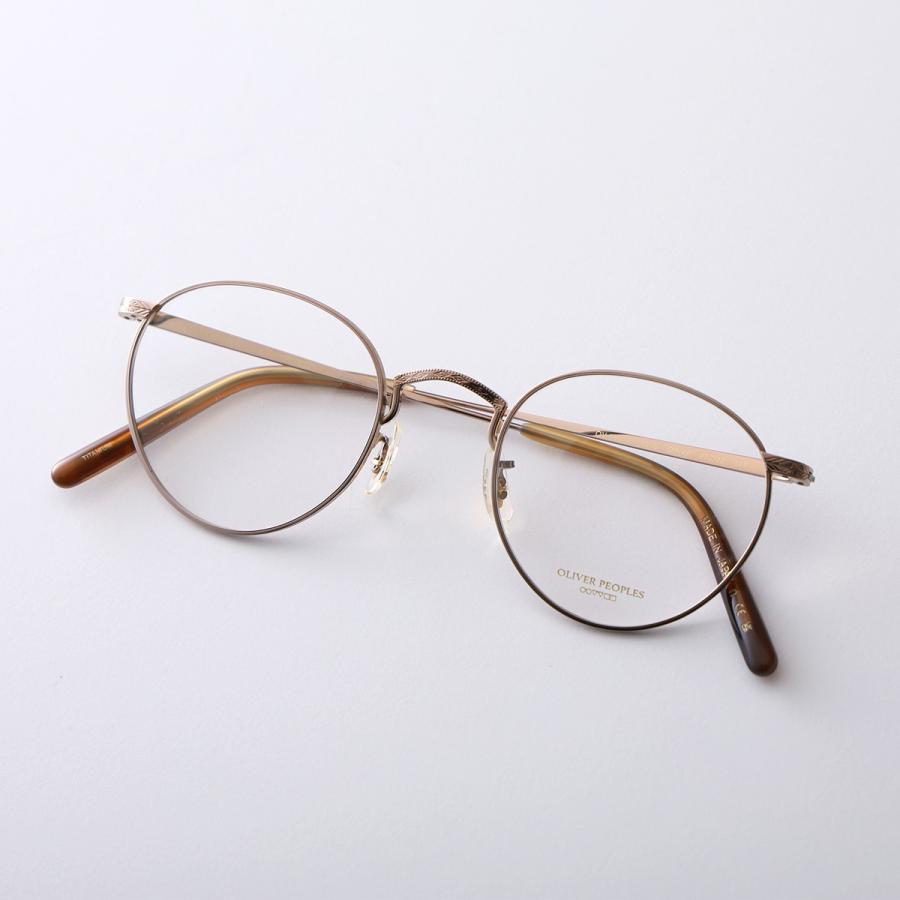 OLIVER PEOPLES オリバーピープルズ メガネ Coleridge OV1330T メンズ ボストン型 メタルフレーム クリングスタイプ ロゴ アイウェア カラー2色の画像