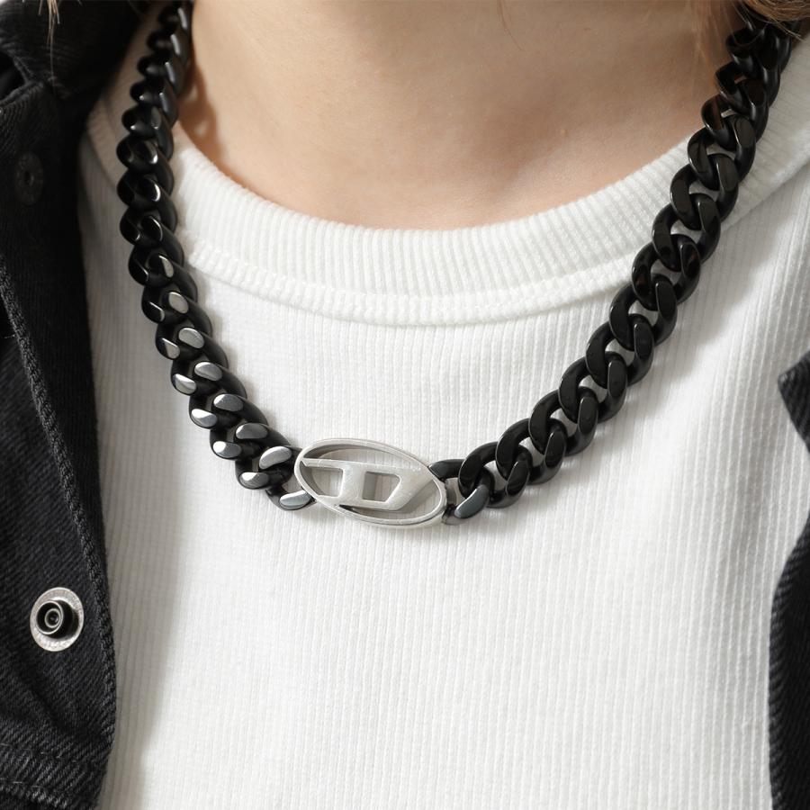 DIESEL ディーゼル ネックレス DX1610931 メンズ レディース オーバルD