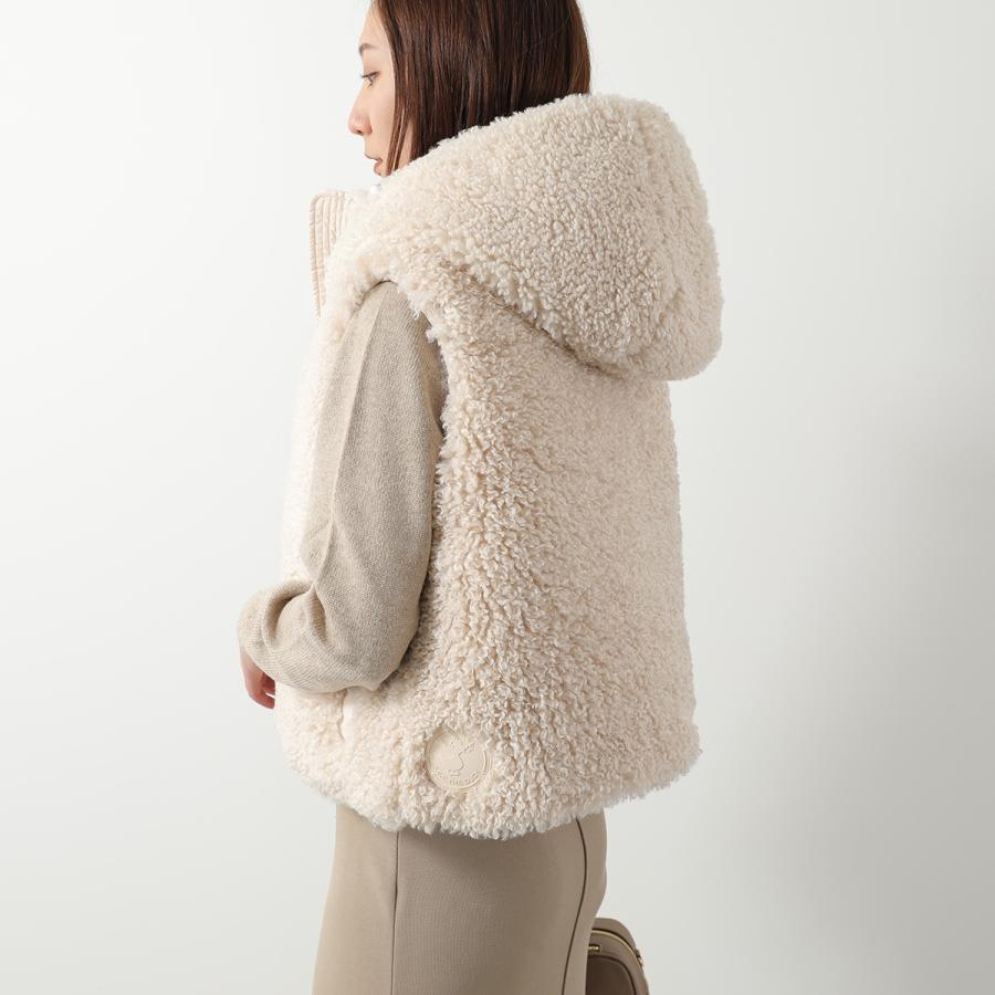 DAMAcollection✨未使用切り替えダウンベスト　フェイクファー　フード SAVE THE DUCK セイブザダック フェイクファーベスト AYLA D82501W