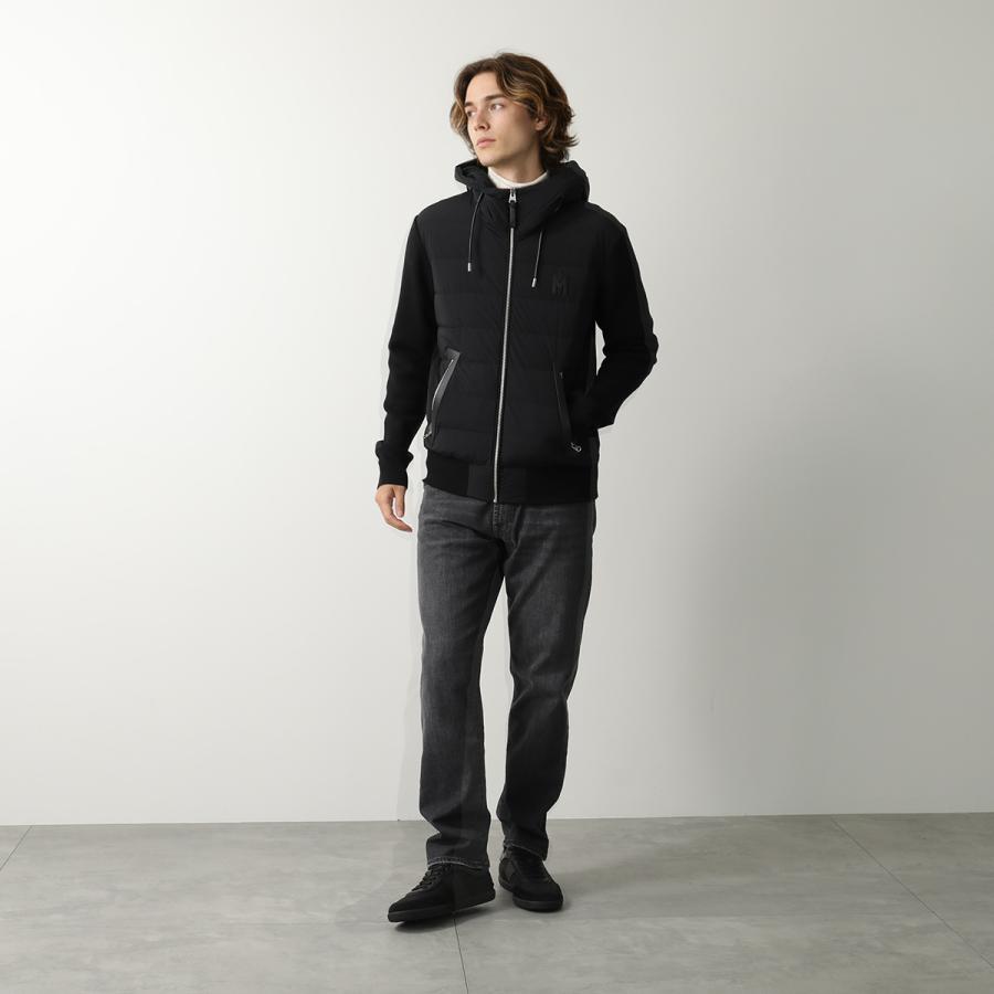 MACKAGE マッカージュ ダウンパーカー ANDREW-Z アンドリュー メンズ ニット ブルゾン ナイロン フーディ ライトダウン Black | Mackage | 03