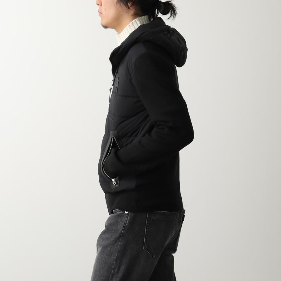 MACKAGE マッカージュ ダウンパーカー ANDREW-Z アンドリュー メンズ ニット ブルゾン ナイロン フーディ ライトダウン Black | Mackage | 04