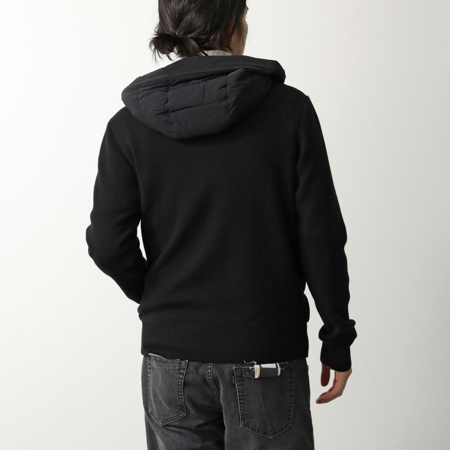 MACKAGE マッカージュ ダウンパーカー ANDREW-Z アンドリュー メンズ ニット ブルゾン ナイロン フーディ ライトダウン Black | Mackage | 05