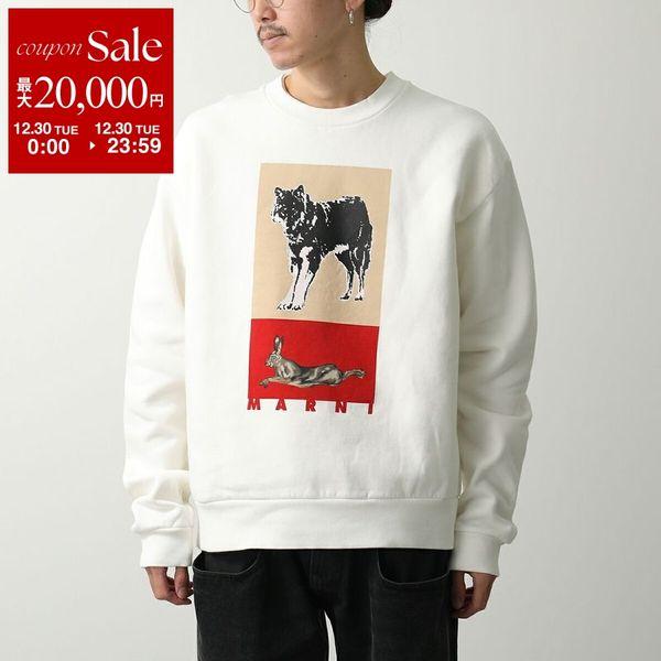 阪急メンズ東京購入 新品 MARNI ロゴ スウェットシャツ 44 楽天市場】マルニ MARNI ロゴ入りスウェットシャツ スウェット