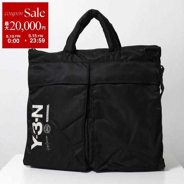 Y-3ナイロンバッグ 中古・古着通販】Y-3 (ワイスリー) ロゴプリント ナイロン バック
