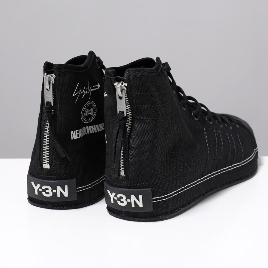 慈*ん様 Y-3 ブラック ハイカットブーツ Y-3 × NEIGHBORHOOD ワイスリー ネイバーフッド コラボ スニーカー