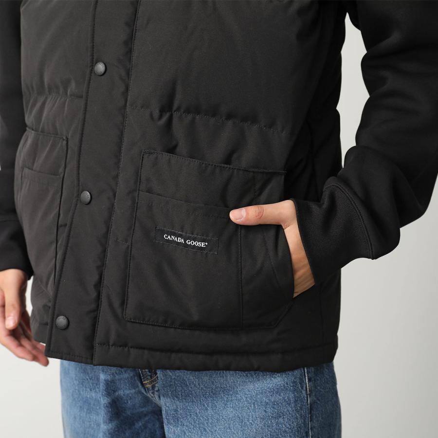 CANADA GOOSE カナダグース ダウンベスト Freestyle Crew Vest 4159M メンズ スタンドネック ロゴパッチ ジップアップ 9061の画像