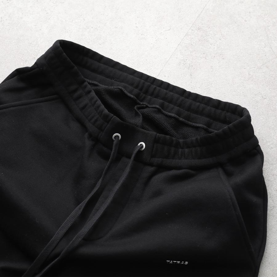 TATRAS タトラス スウェットパンツ FOLMIDO フォルミード MCKZ0048103588 メンズ テーパード イージーパンツ ジャージー セットアップ可能 BLACKの画像