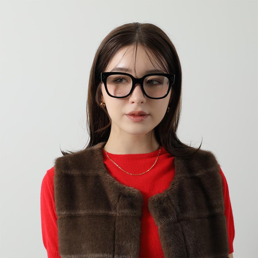 CELINE 黒縁メガネ セリーヌ CL41426-06Z [黒縁/ウェリントン] ｜メガネのオーマイグラス