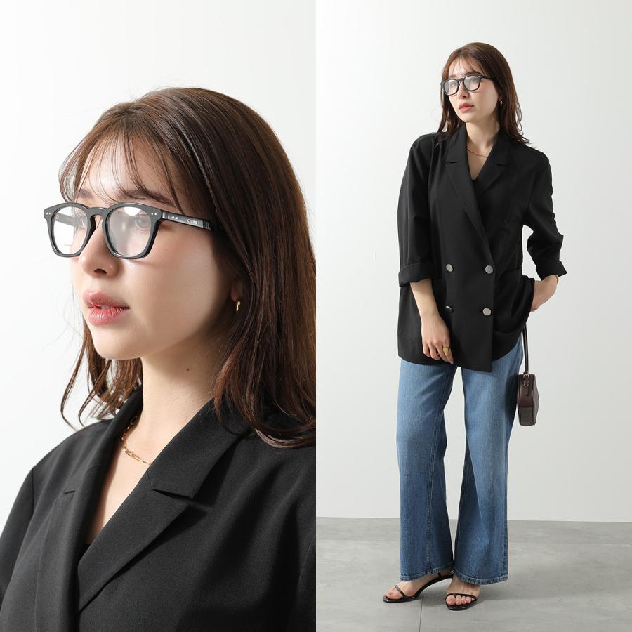 CELINE セリーヌ メガネ CL50129I レディース ウェリントン型 セルフレーム フルリム ロゴ 眼鏡 めがね 伊達メガネ アイウェア_12