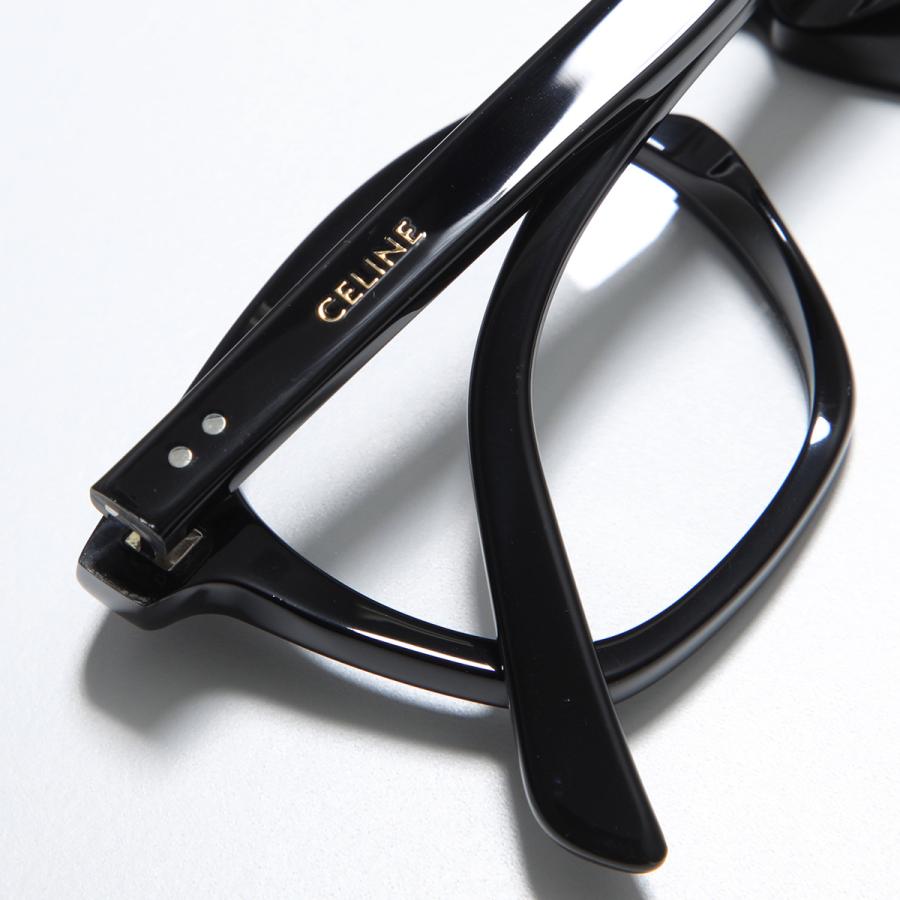 セリーヌ  CL50130I ウェリントンフレームメガネ レディース 54□17　145 CELINE - セリーヌ CL50130I ウェリントンフレームメガネ レディース