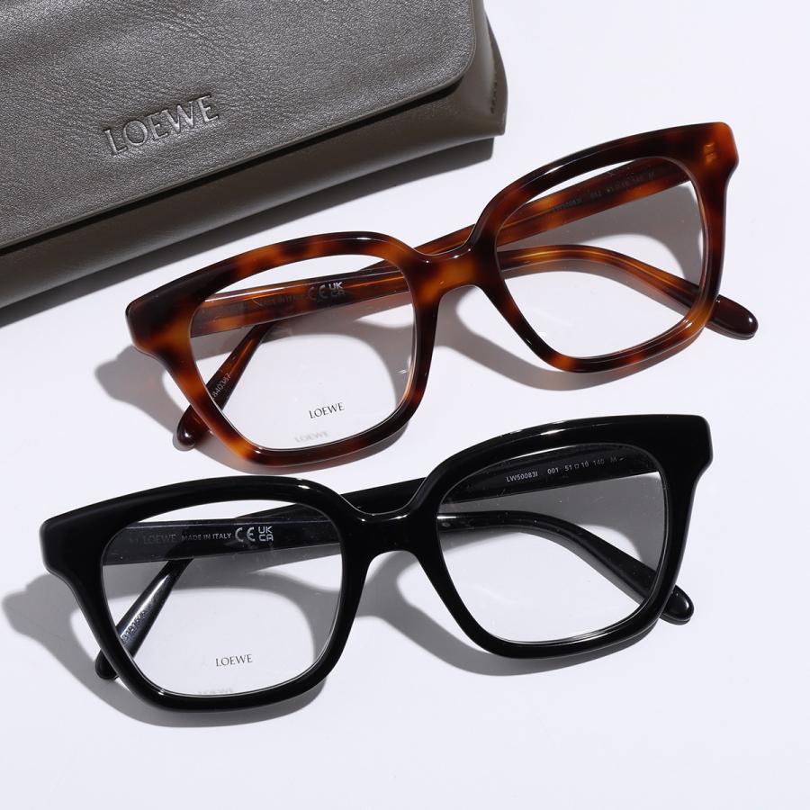 LOEWE（ロエベ） メガネ LW50083I レディース ウェリントン型 セル