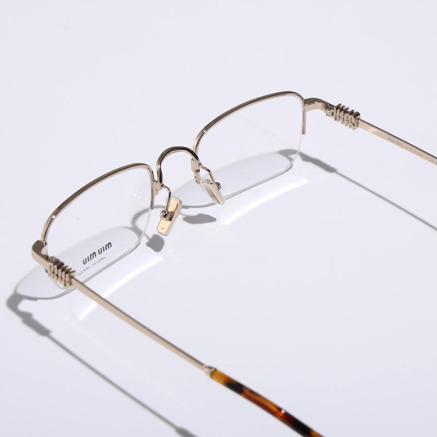 miumiuメタルメガネ miu miu（ミュウミュウ） メガネ VMU 52W レディース スクエア型