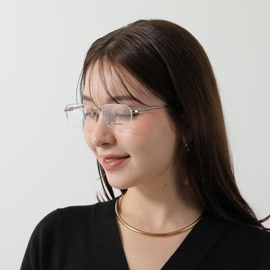 miu miu（ミュウミュウ） メガネ VMU 52W レディース スクエア型
