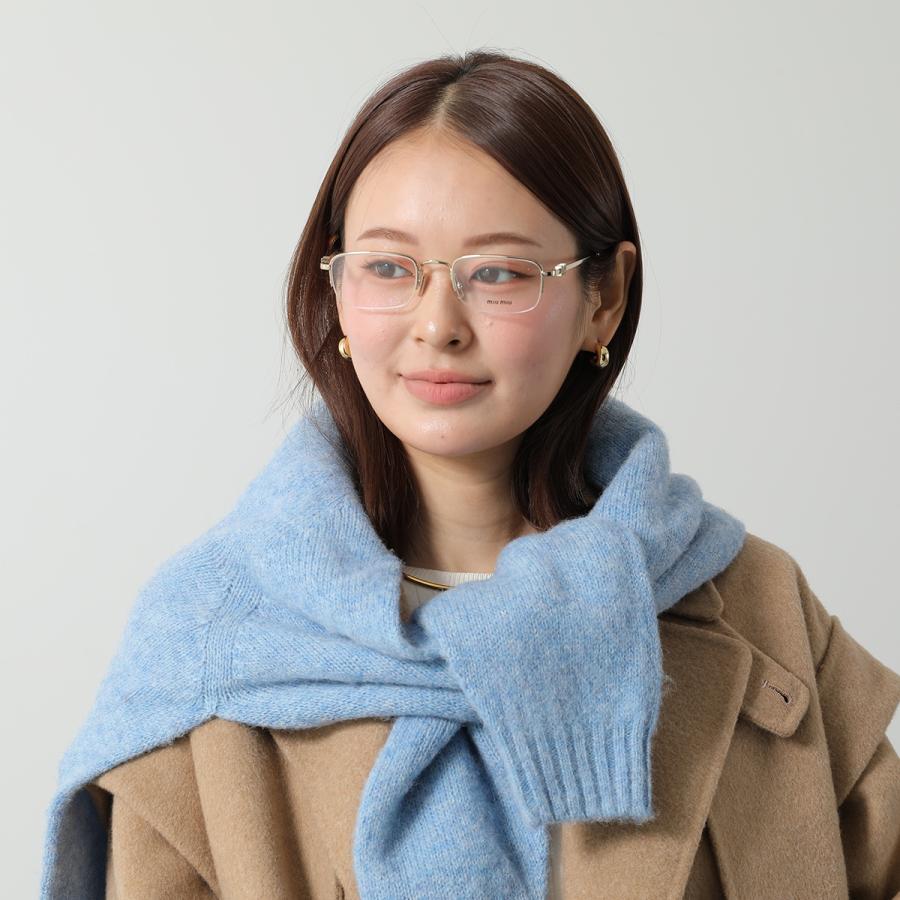 miumiuメタルメガネ miu miu（ミュウミュウ） メガネ VMU 52W レディース スクエア型