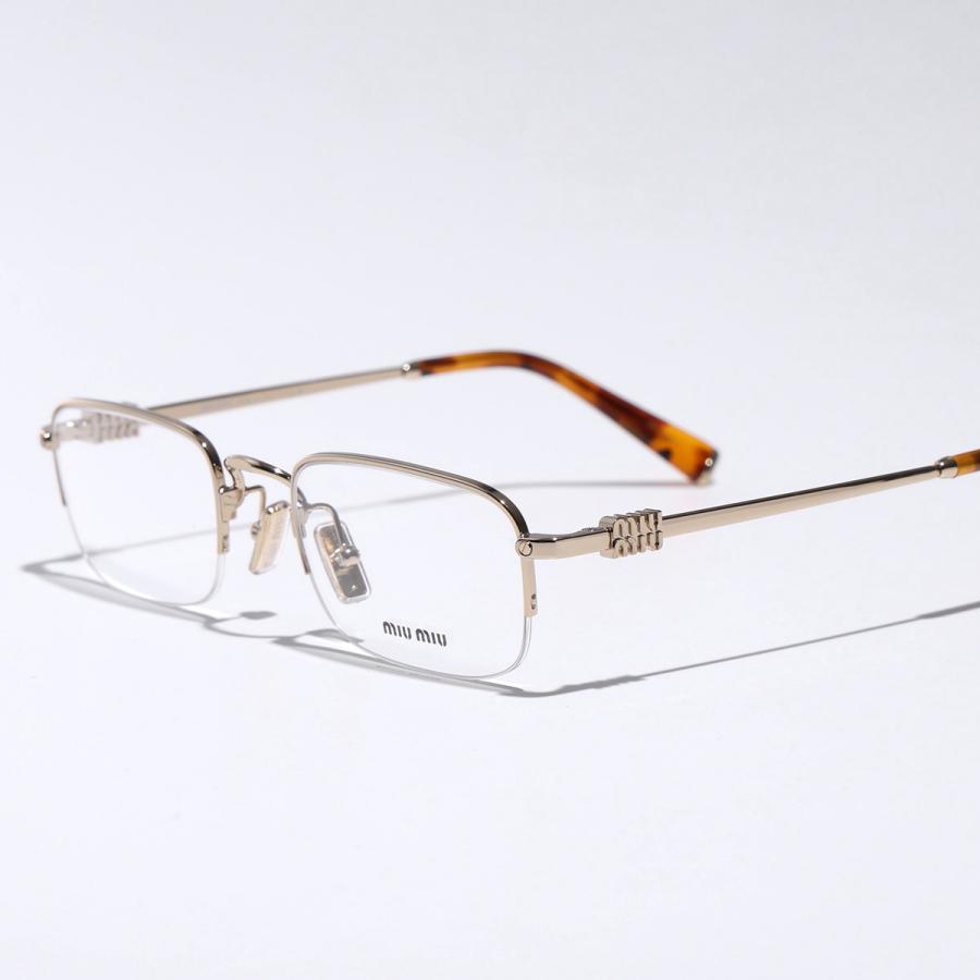miumiuメタルメガネ miu miu（ミュウミュウ） メガネ VMU 52W レディース スクエア型