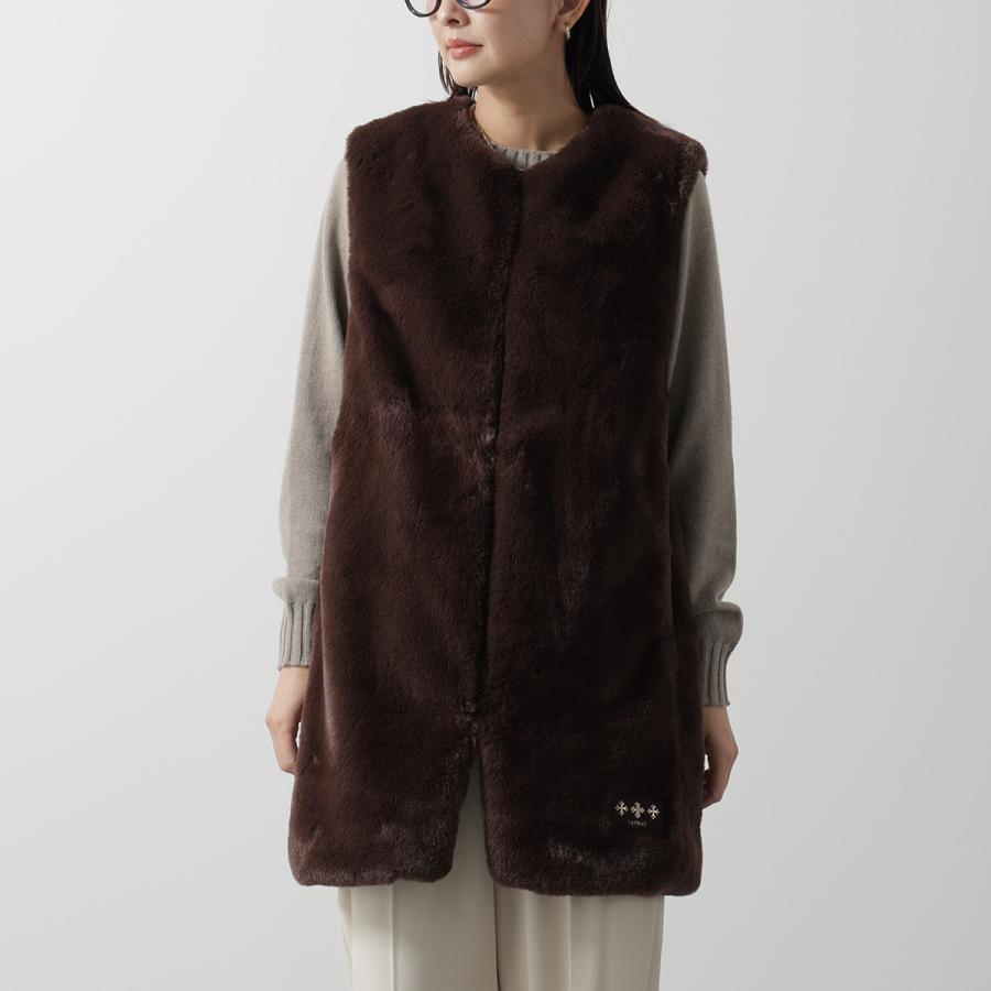 TATRAS タトラス　ファーベスト　ベスト　2way リアルファー　ラクーン TATRAS（タトラス） ダウンベスト ANTOTE LTME24A1701-Z レディース