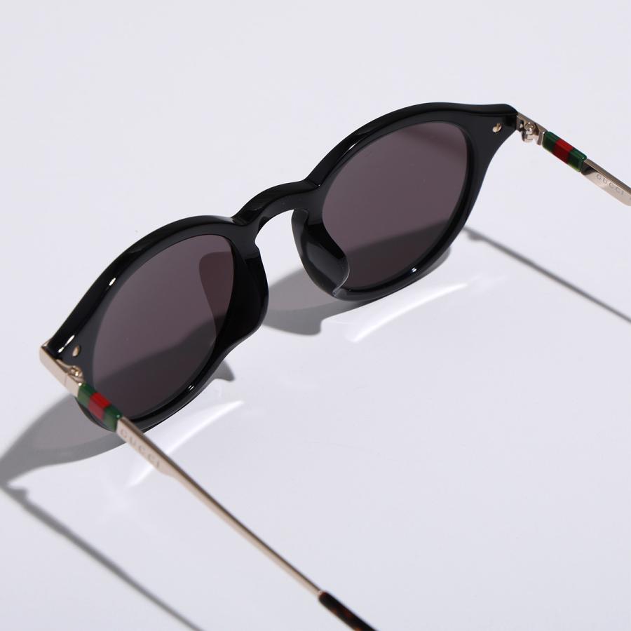 【美品】グッチ　 サングラス　ブラック　 メタルプレート 　レディースサングラス GUCCI（グッチ） サングラス GG1890SA レディース ボストン型 フルリム